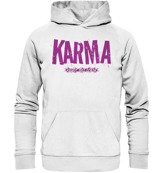 Karma regelt das schon - Premium Bio Hoodie