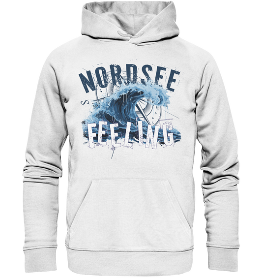 Nordsee Feeling Welle - Premium Bio Hoodie