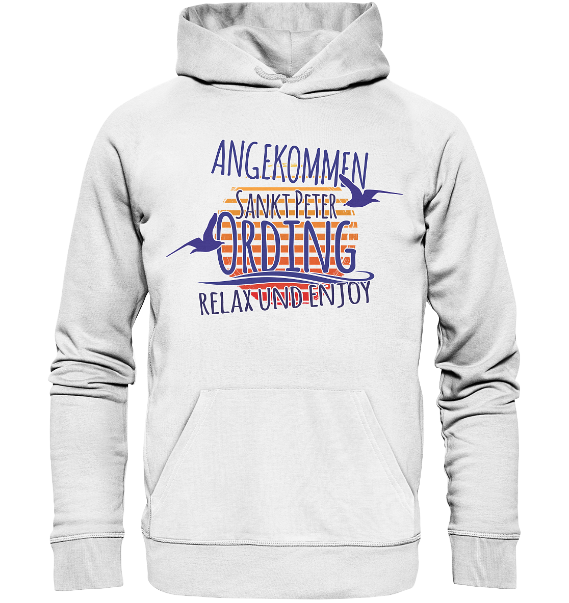 Angekommen Sankt Peter Ording - Premium Bio Hoodie