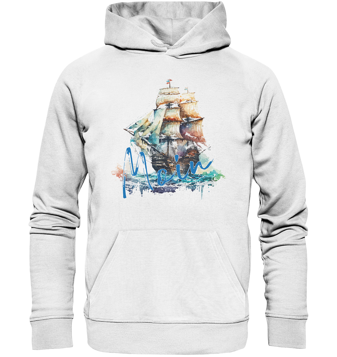 Moin alter Segler - Premium Bio Hoodie