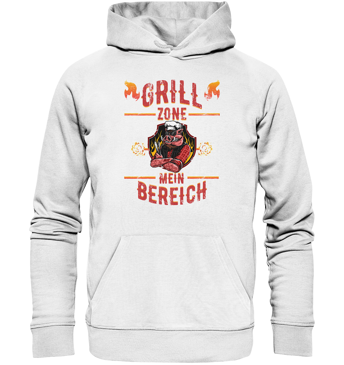 Grill Zone Mein Bereich - Premium Bio Hoodie