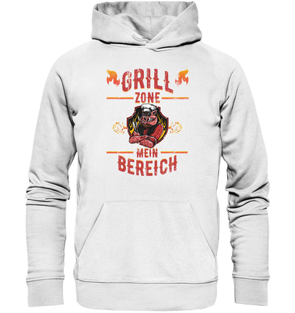 Grill Zone Mein Bereich - Premium Bio Hoodie