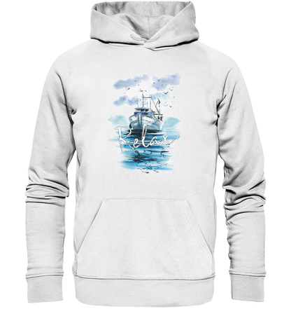 Relax Schiff Aquarell - Premium Bio Hoodie