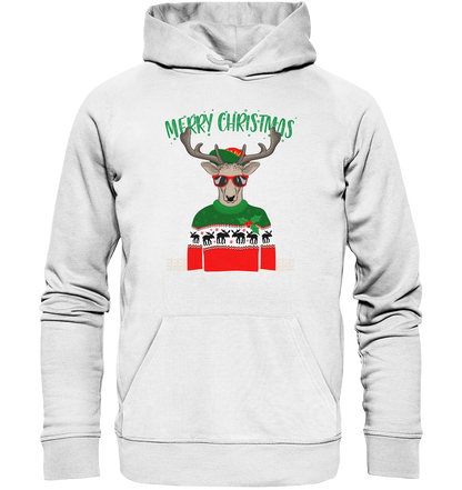 Merry Christmas Rentier - Premium Bio Hoodie