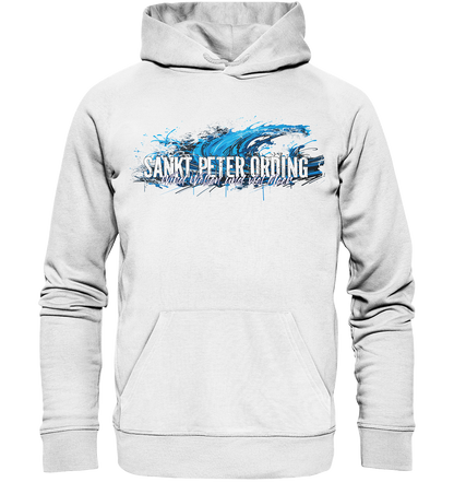 Sankt Peter Ording Wind Wellen und viel Meer - Premium Bio Hoodie