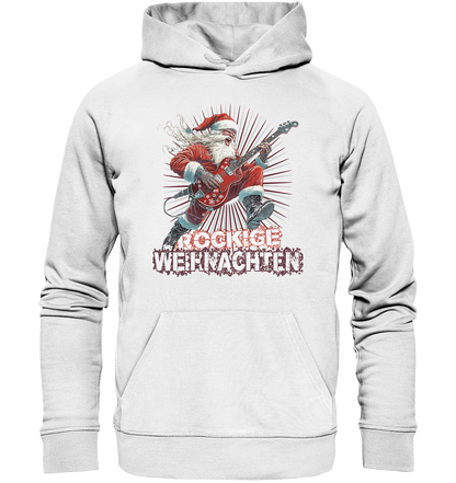 Rockige Weihnachten - Premium Bio Hoodie