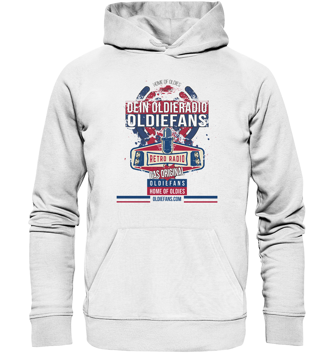 Oldiefans Retro Radio Logo - Premium Bio Hoodie