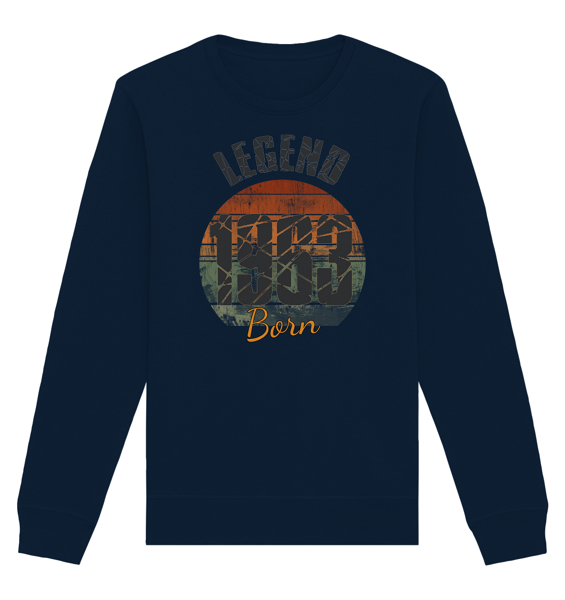 1963 born Legend 60.Geburtstag - Organic Unisex Sweatshirt