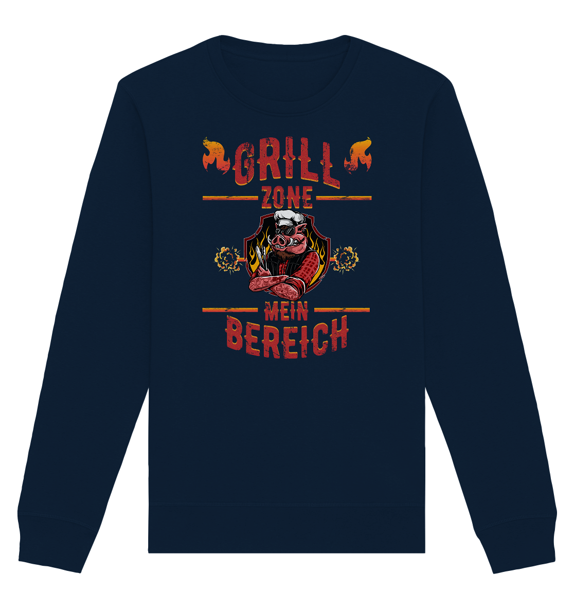 Grill Zone Mein Bereich - Organic Unisex Sweatshirt