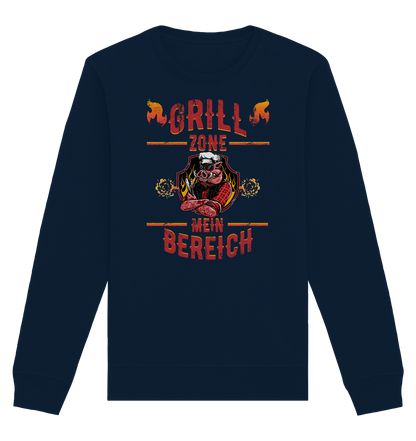 Grill Zone Mein Bereich - Organic Unisex Sweatshirt