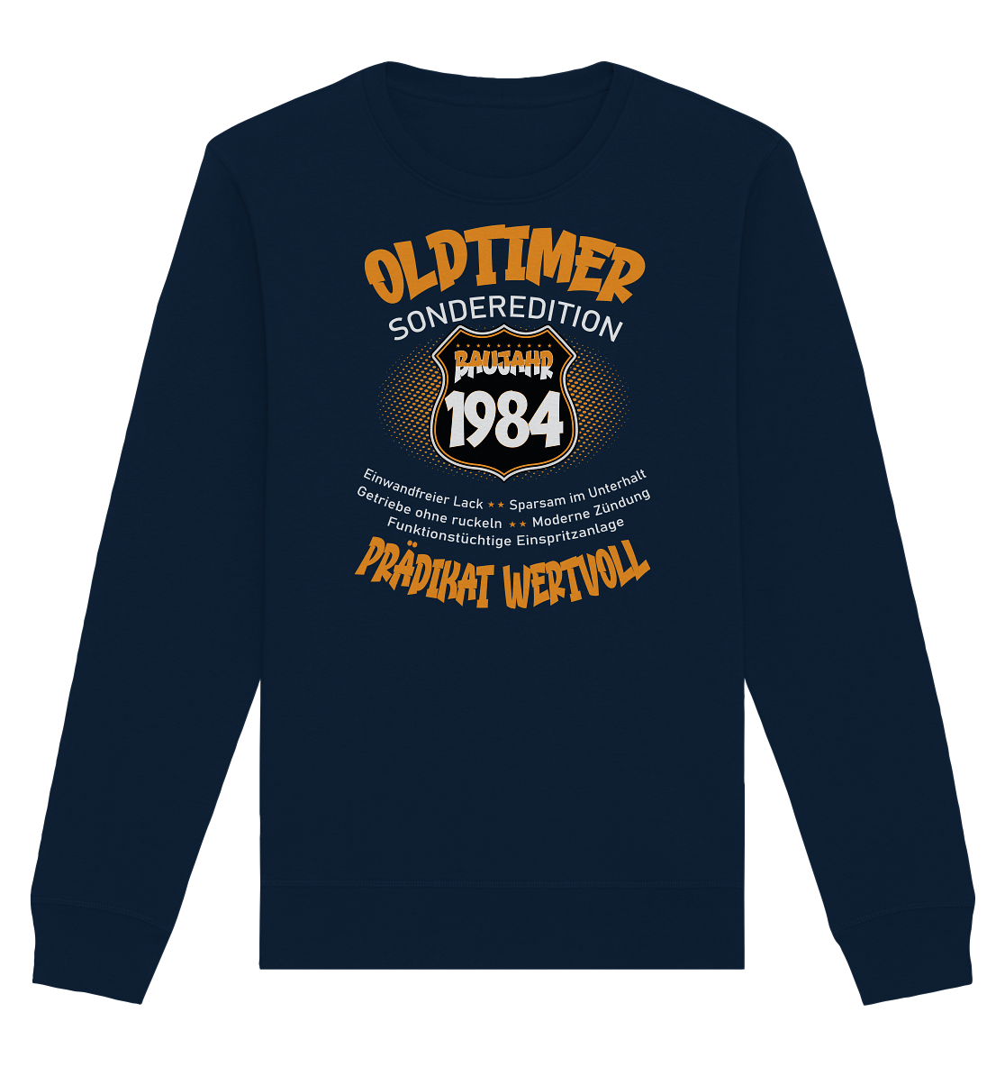 40 Geburtstag Oldtimer Baujahr 1984 - Organic Unisex Sweatshirt