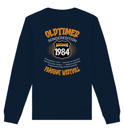 40 Geburtstag Oldtimer Baujahr 1984 - Organic Unisex Sweatshirt