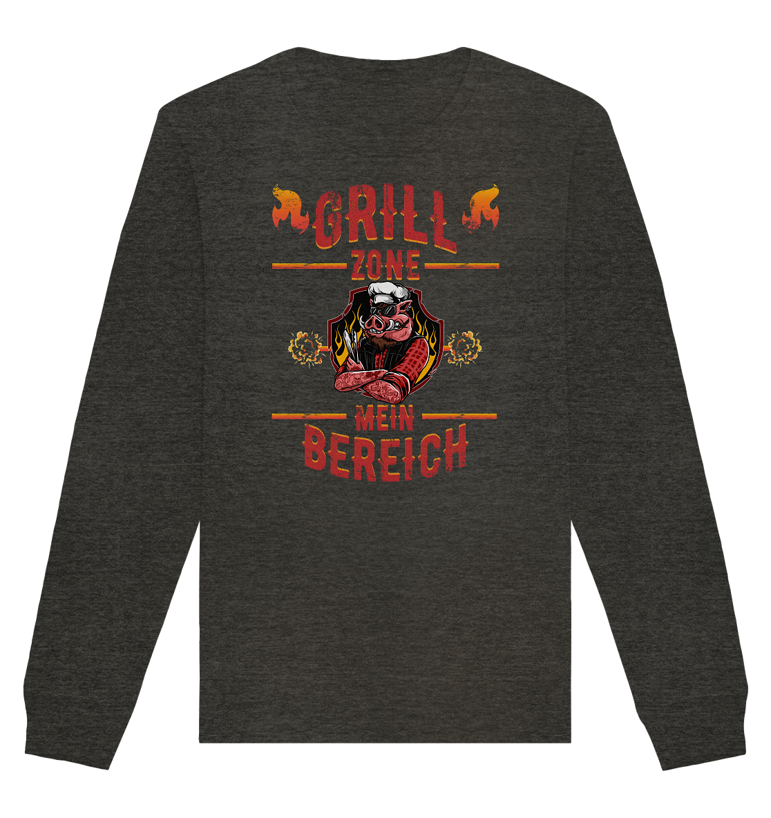 Grill Zone Mein Bereich - Organic Unisex Sweatshirt