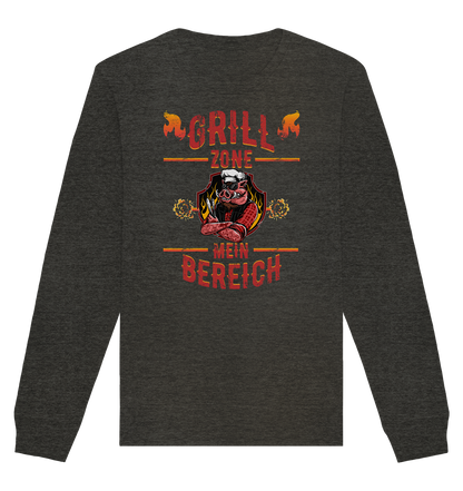 Grill Zone Mein Bereich - Organic Unisex Sweatshirt