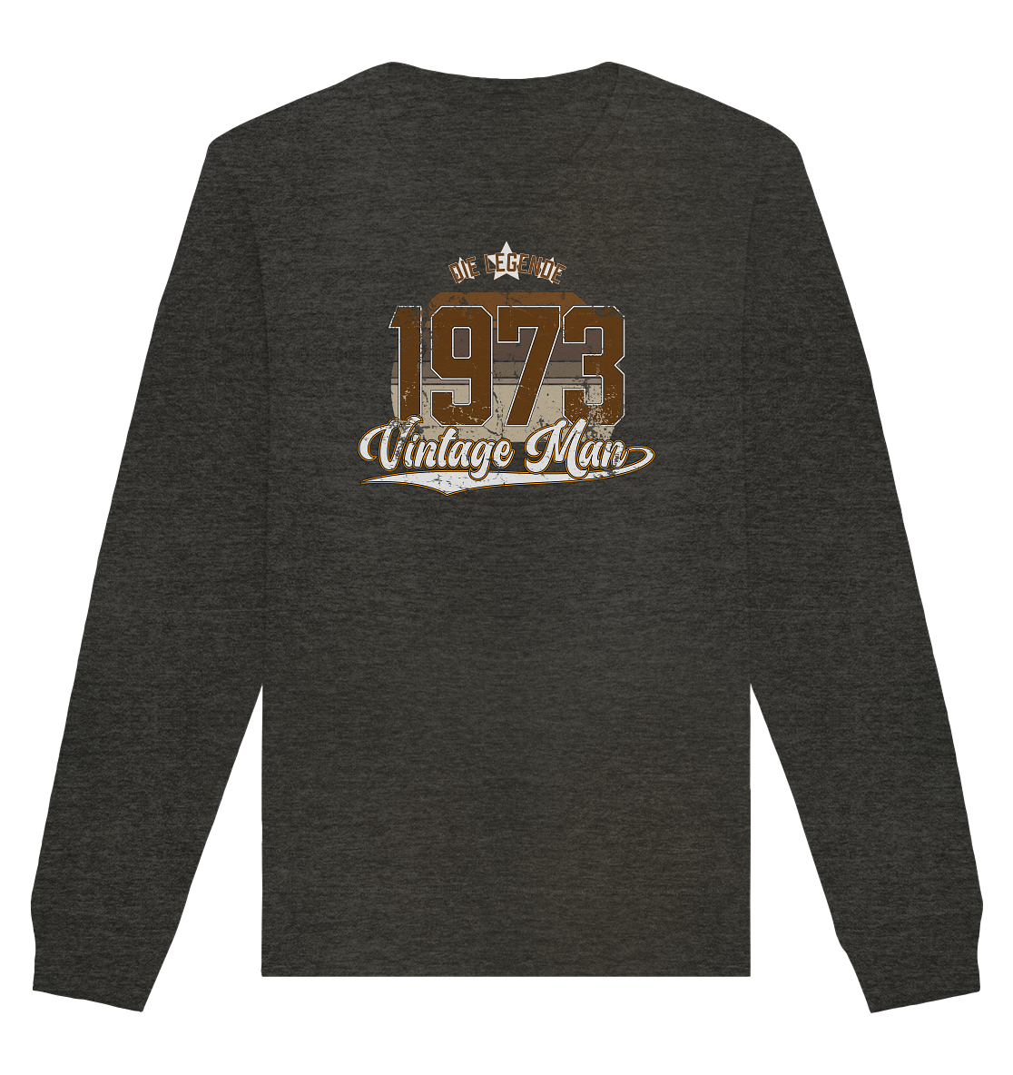 Vintage Man 1973 50.Geburtstag - Organic Unisex Sweatshirt