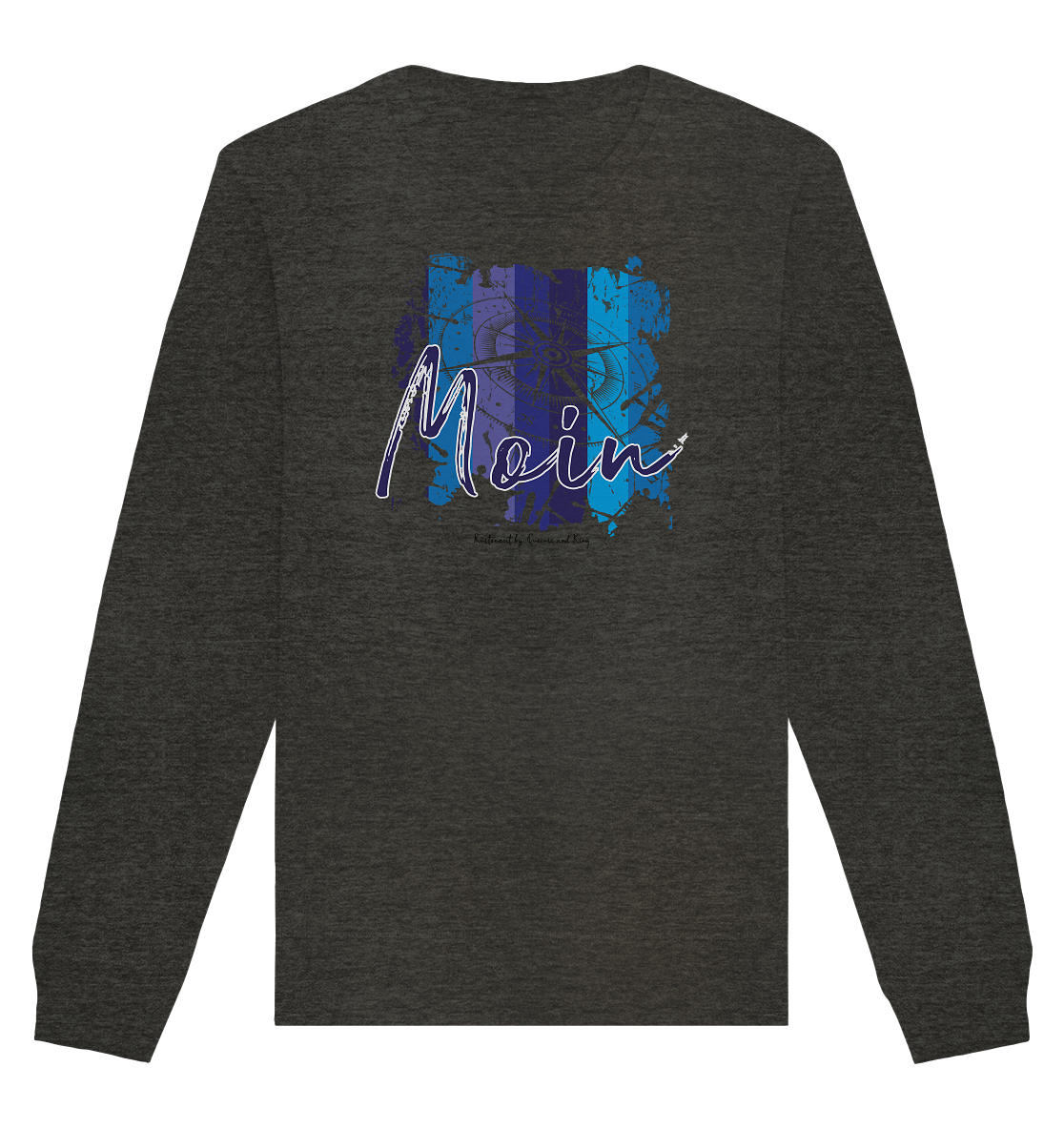 Moin Kompass Aquarell - Organic Unisex Sweatshirt