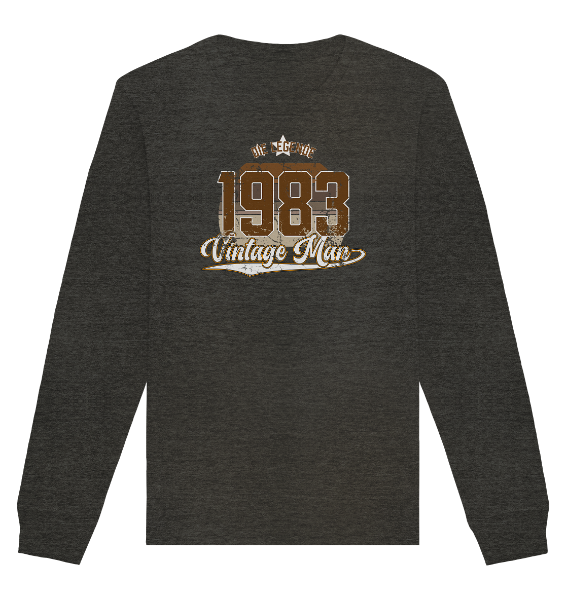 Vintage Man 1983 40.Geburtstag - Organic Unisex Sweatshirt