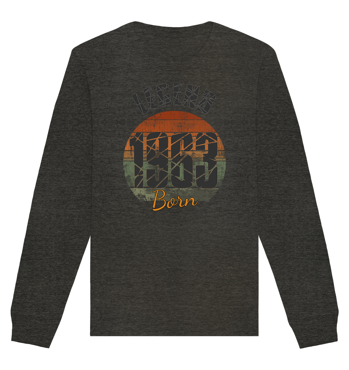 1963 born Legend 60.Geburtstag - Organic Unisex Sweatshirt