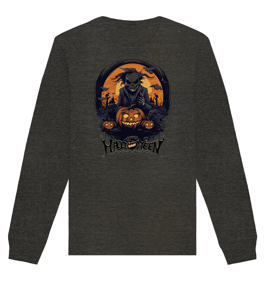 Happy Halloween Ghost - Organic Unisex Sweatshirt