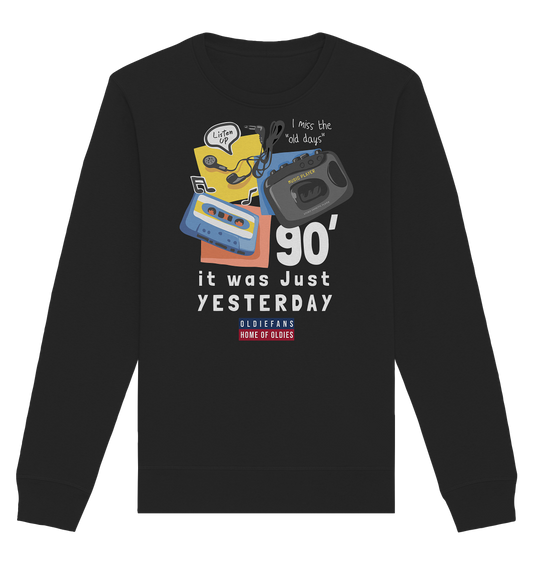 90er Just Yesterday - Premium Bio Sweatshirt