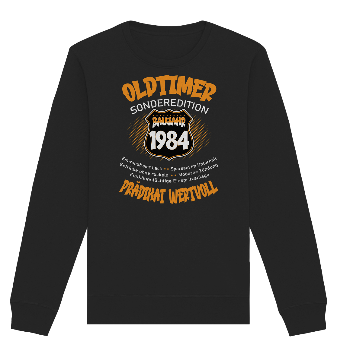 40 Geburtstag Oldtimer Baujahr 1984 - Organic Unisex Sweatshirt