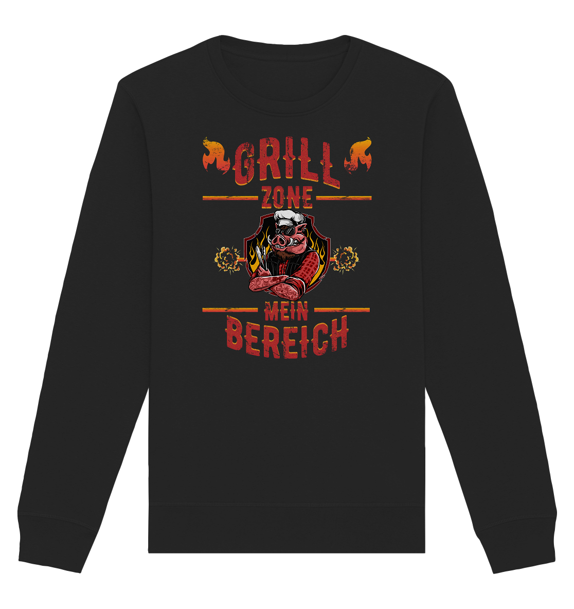 Grill Zone Mein Bereich - Organic Unisex Sweatshirt