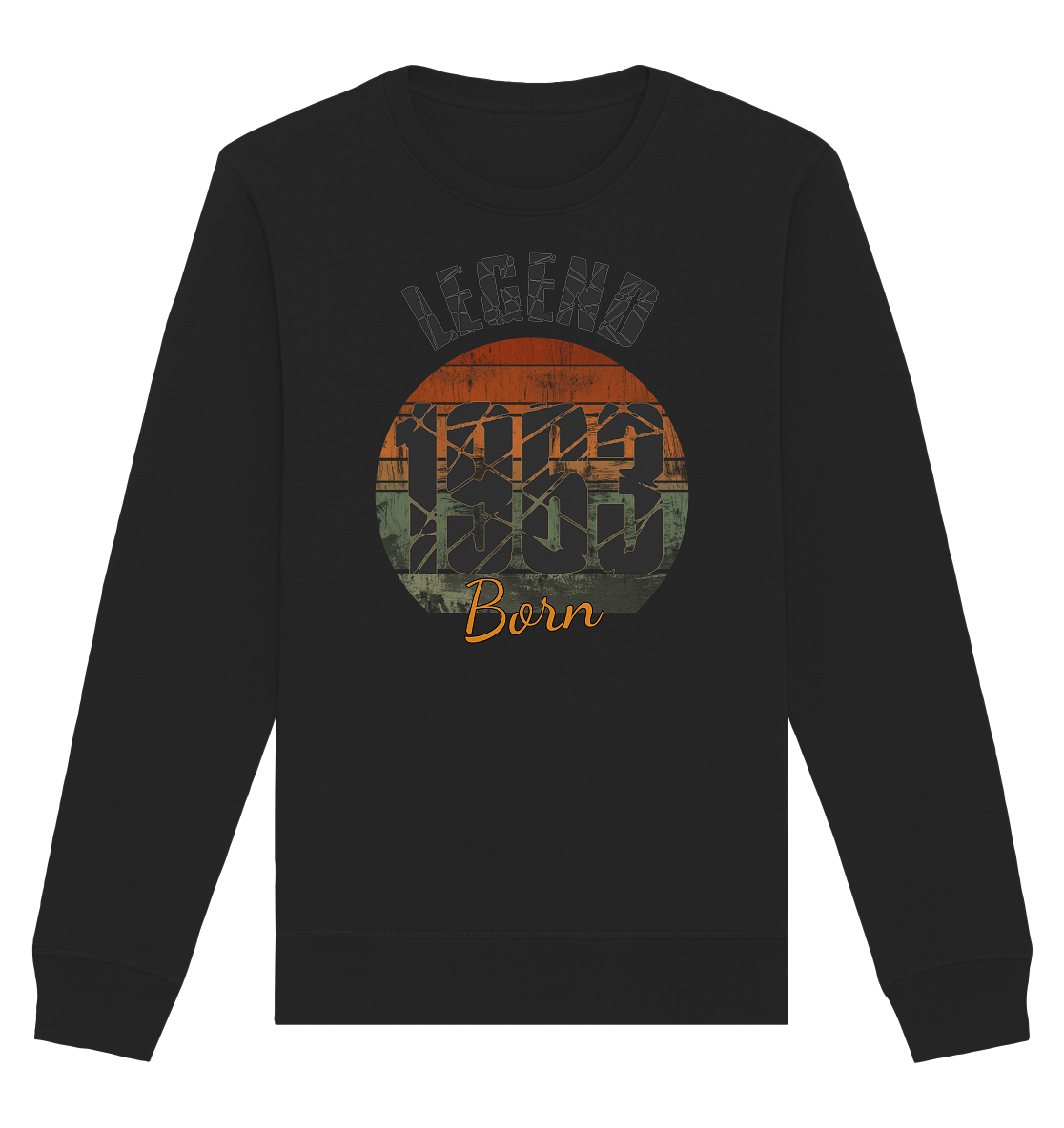 1963 born Legend 60.Geburtstag - Organic Unisex Sweatshirt