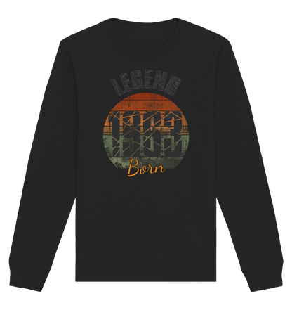 1963 born Legend 60.Geburtstag - Organic Unisex Sweatshirt