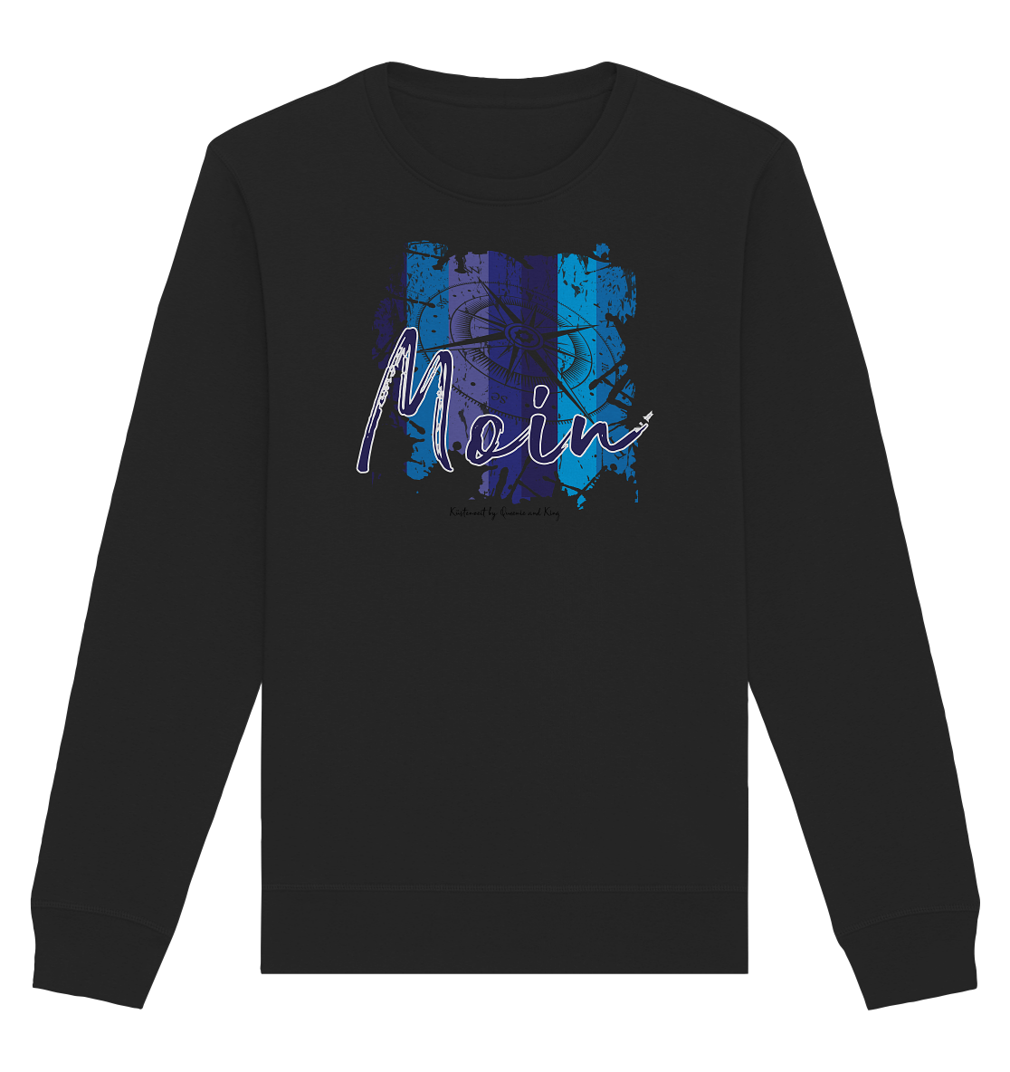 Moin Kompass Aquarell - Organic Unisex Sweatshirt