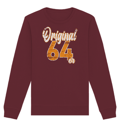 Original 64er 60.Geburtstag - Organic Unisex Sweatshirt