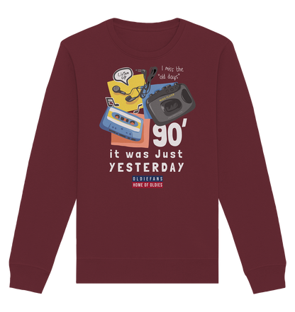 90er Just Yesterday - Premium Bio Sweatshirt