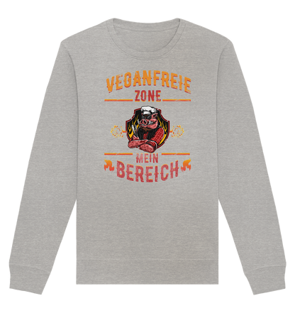 Veganfreie Zone Mein Bereich - Organic Unisex Sweatshirt