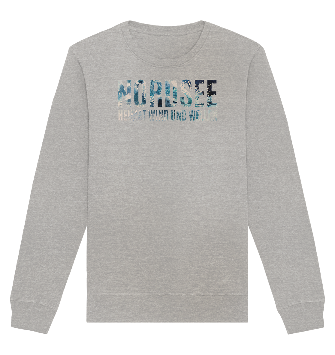 Nordsee Heimat Wind und Wellen -Organic Unisex Sweatshirt