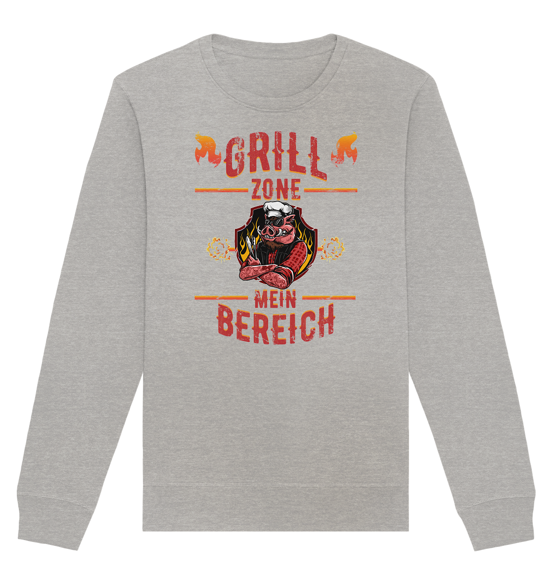 Grill Zone Mein Bereich - Organic Unisex Sweatshirt