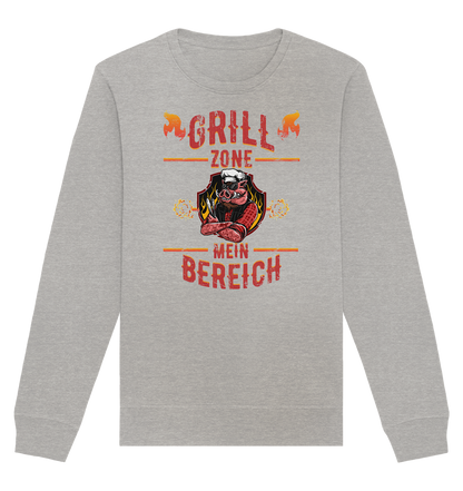 Grill Zone Mein Bereich - Organic Unisex Sweatshirt