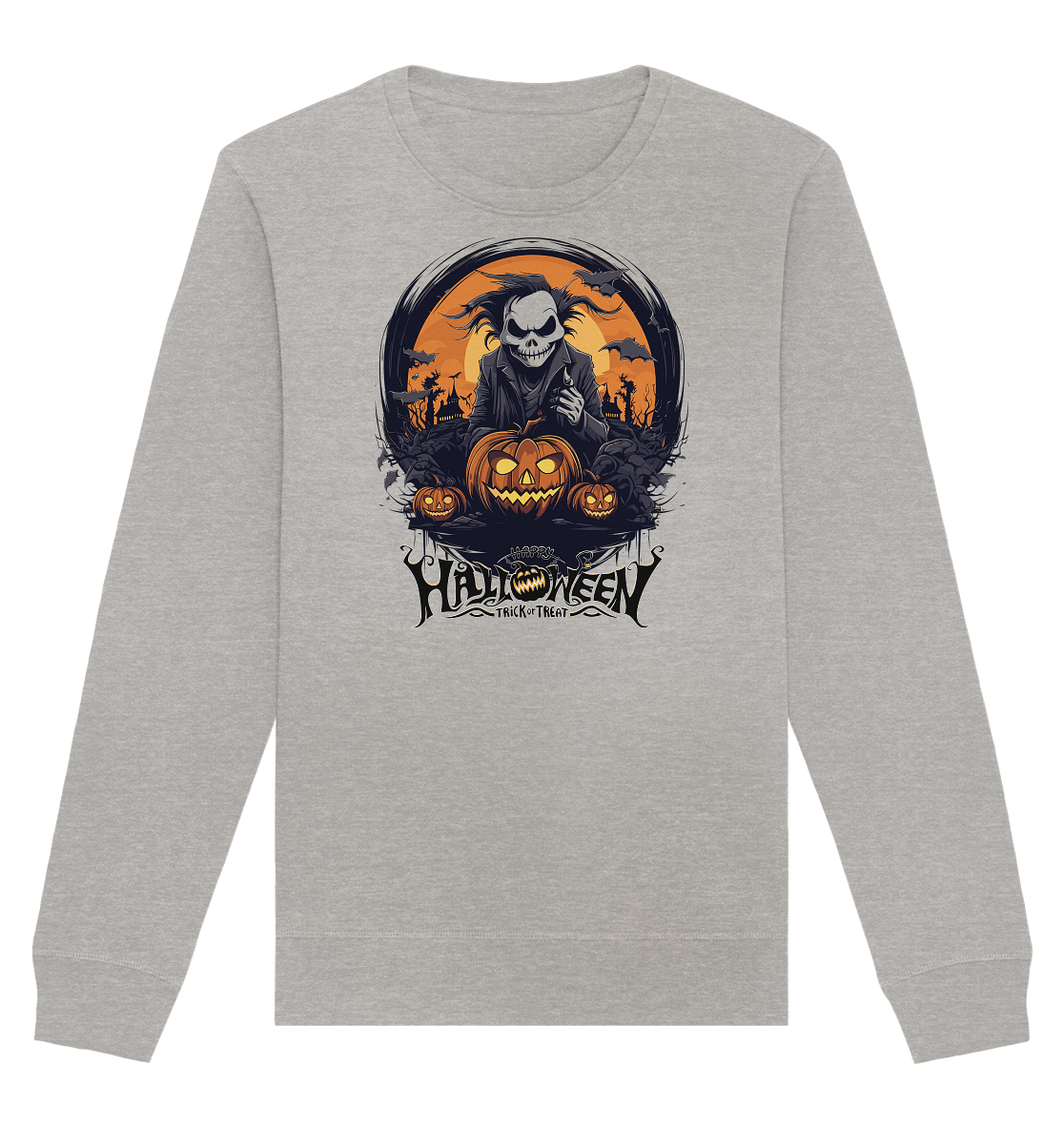 Happy Halloween Ghost - Organic Unisex Sweatshirt