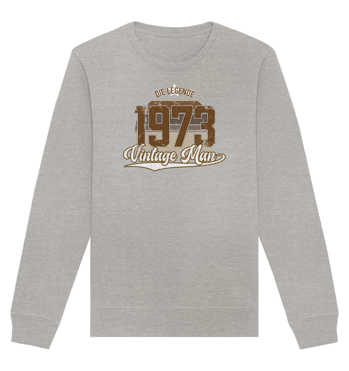 Vintage Man 1973 50.Geburtstag - Organic Unisex Sweatshirt