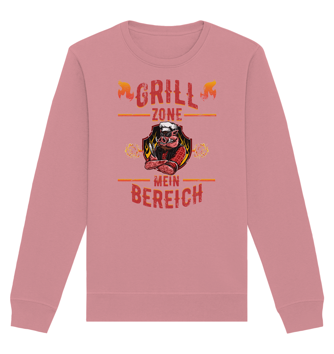 Grill Zone Mein Bereich - Organic Unisex Sweatshirt