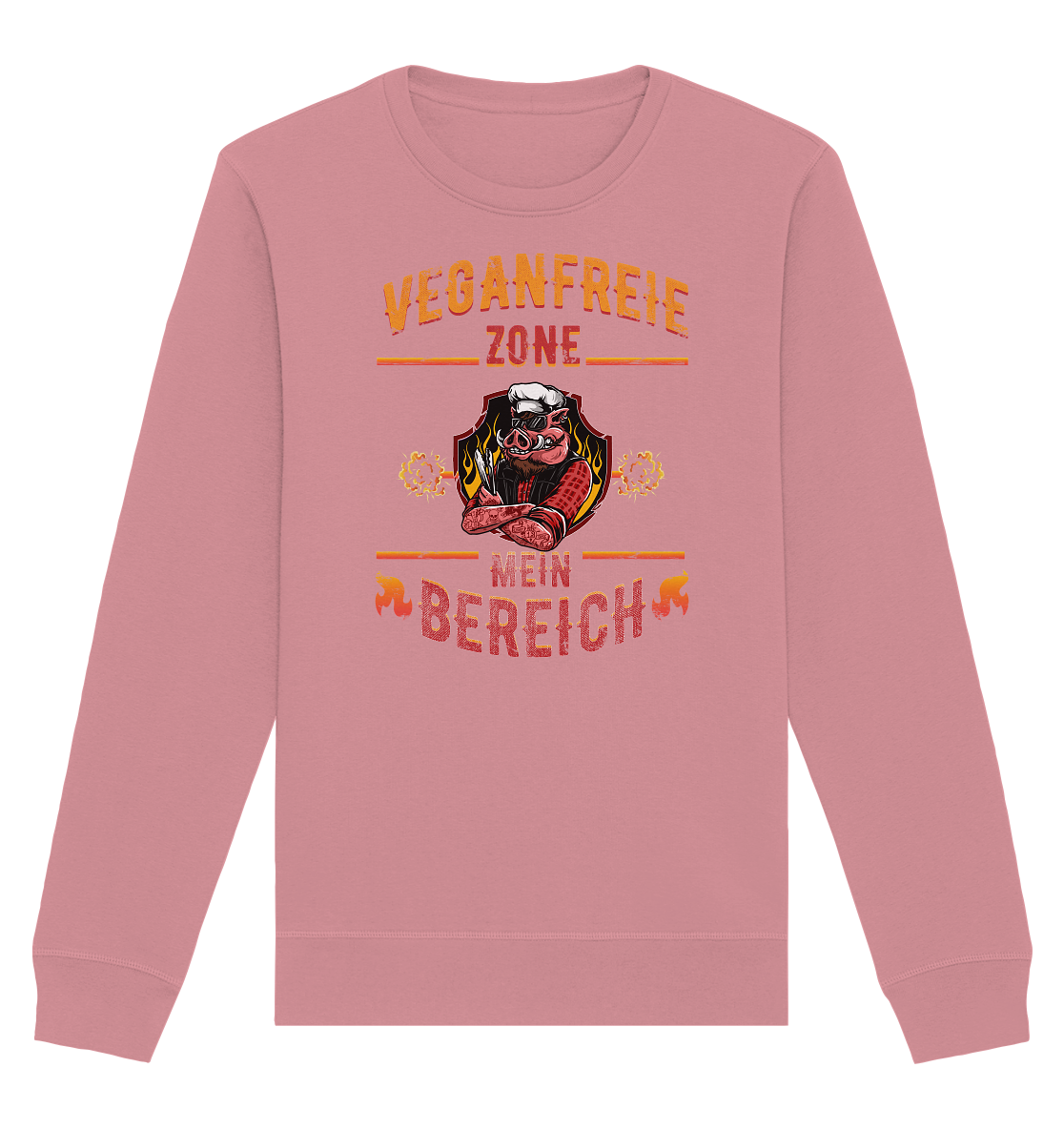 Veganfreie Zone Mein Bereich - Organic Unisex Sweatshirt