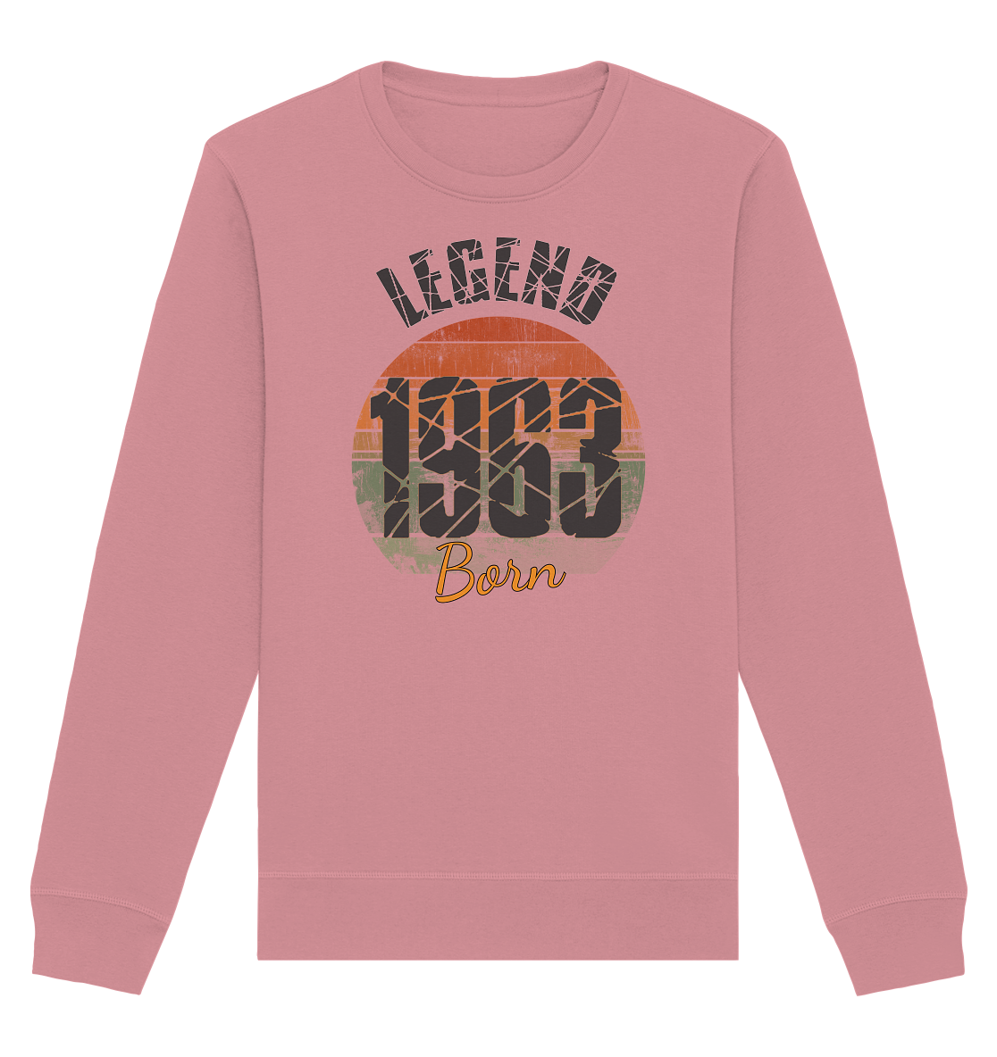 1963 born Legend 60.Geburtstag - Organic Unisex Sweatshirt