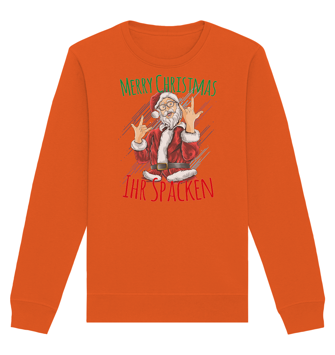 Merry Christmas Ihr Spacken - Organic Unisex Sweatshirt