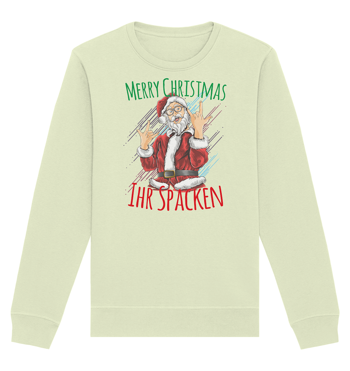 Merry Christmas Ihr Spacken - Organic Unisex Sweatshirt