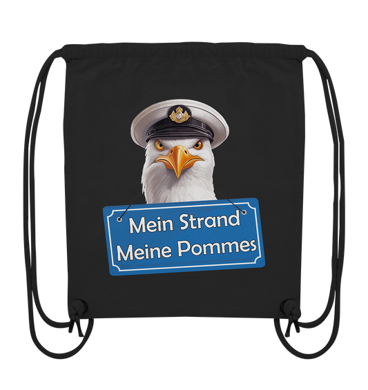 Mein Strand meine Pommes - Organic Gym-Bag