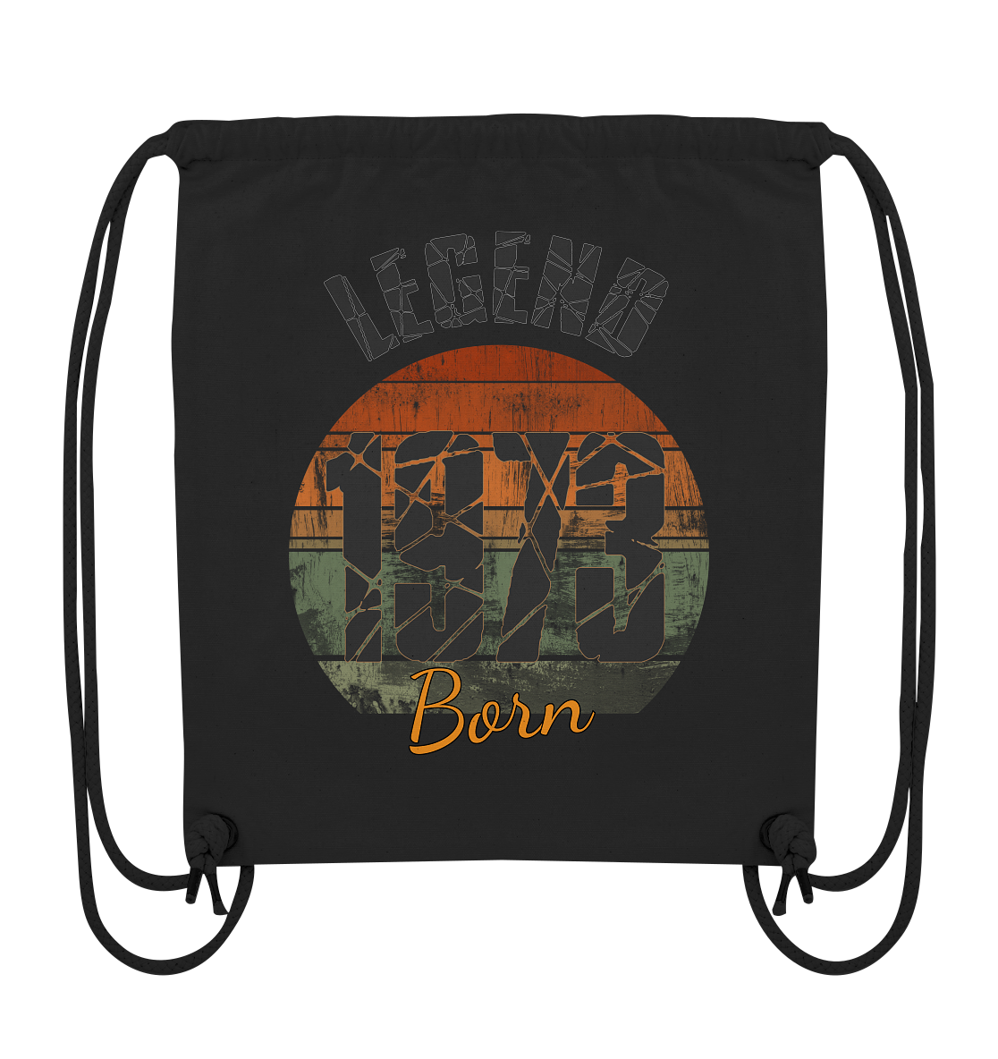 1973 born Legend 50.Geburtstag - Organic Gym-Bag