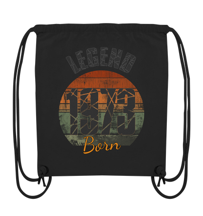 1973 born Legend 50.Geburtstag - Organic Gym-Bag