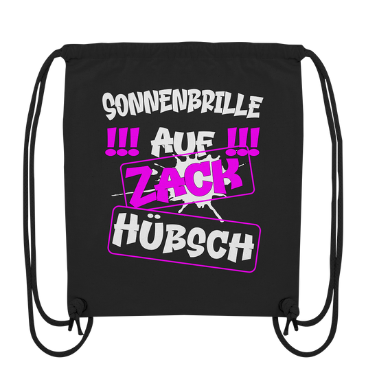 Sonnenbrille auf Zack hübsch - Organic Gym-Bag