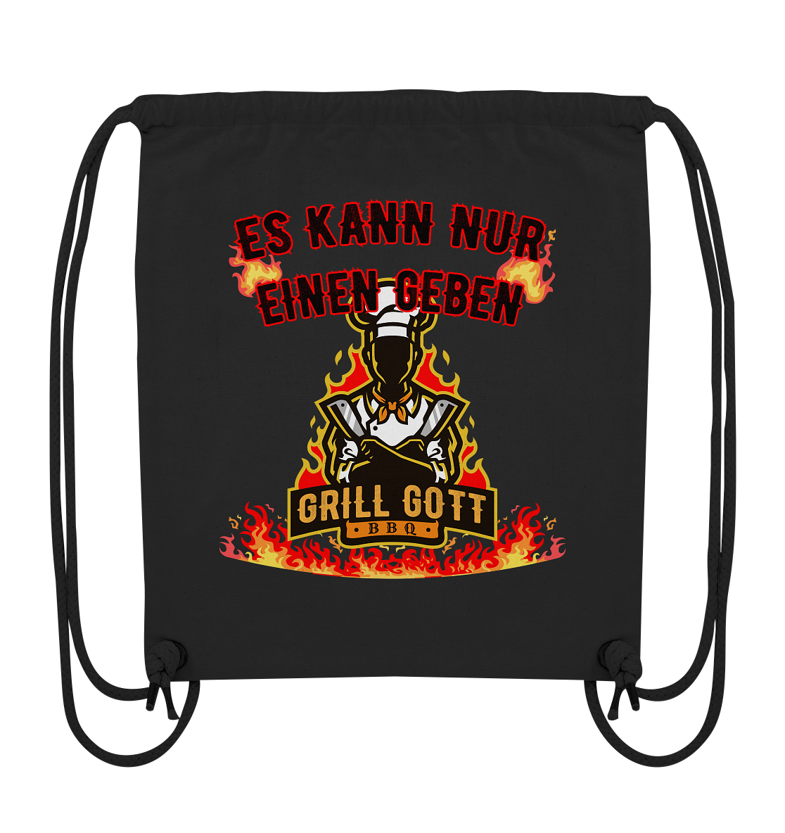 BBQ Grill Gott Es kann nur einen geben - Organic Gym-Bag