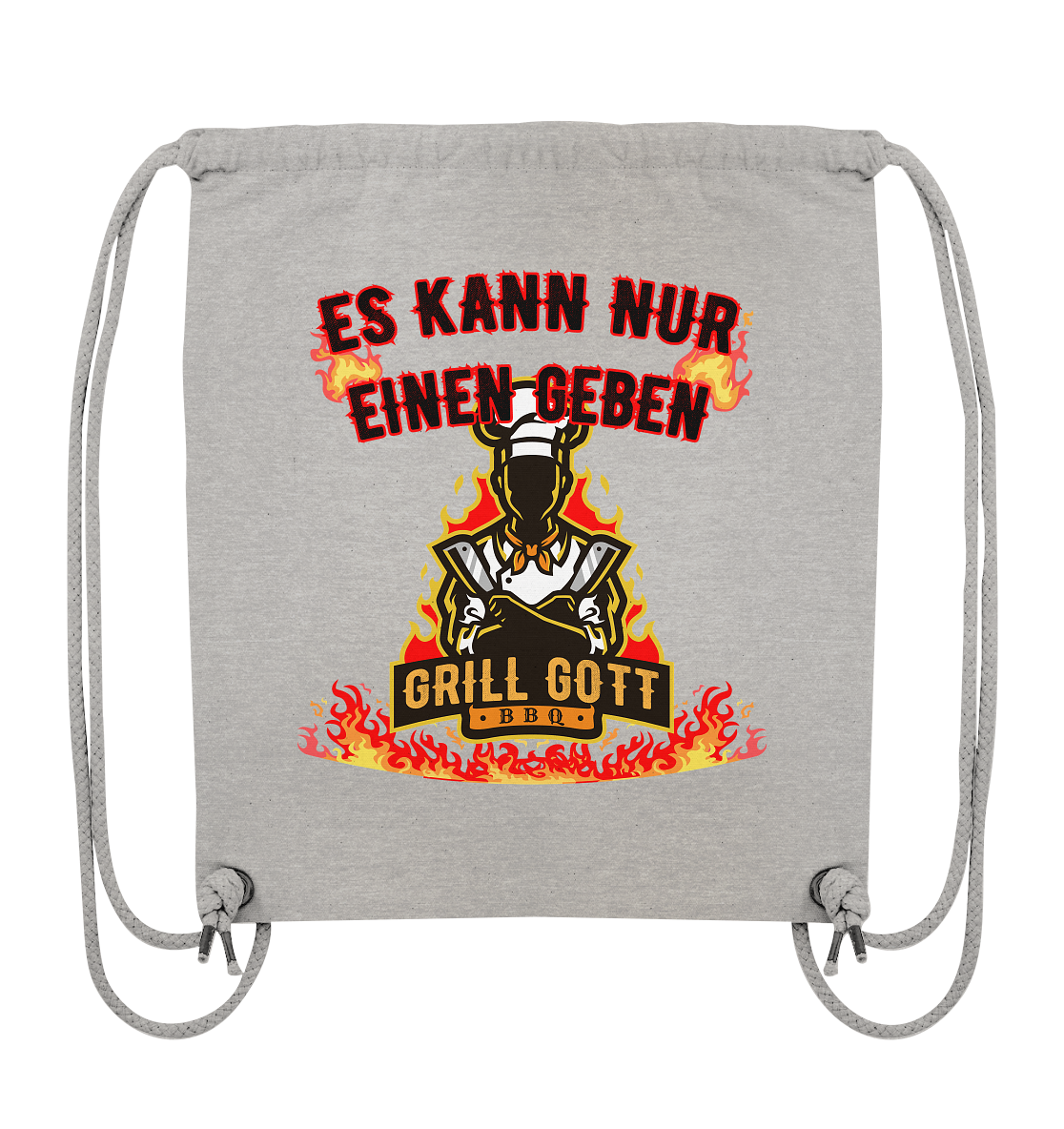 BBQ Grill Gott Es kann nur einen geben - Organic Gym-Bag