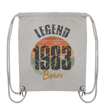 1983 born Legend 40. Geburtstag - Organic Gym-Bag