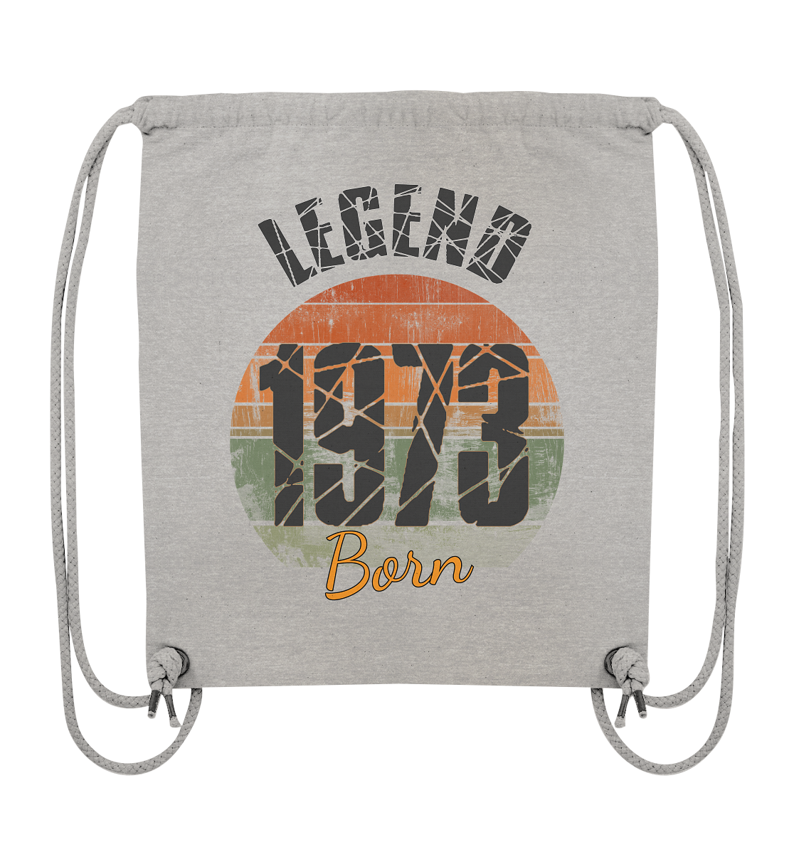 1973 born Legend 50.Geburtstag - Organic Gym-Bag